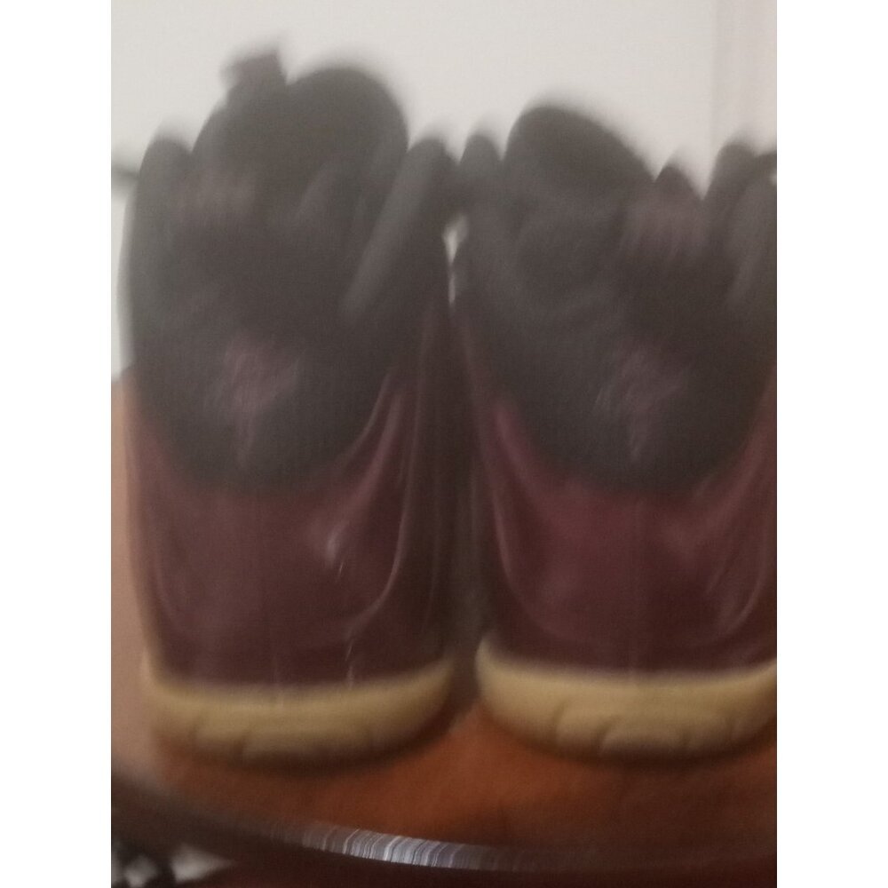 NIKE Little Posite One GS 'Night Maroon' 644791-600 Women's Size 5 Youth Sz 3.5Y - Picture 11 of 14